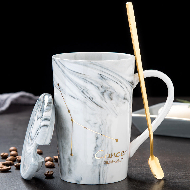 Nordic Creative Ceramic Mug Twelve Constellation Mug